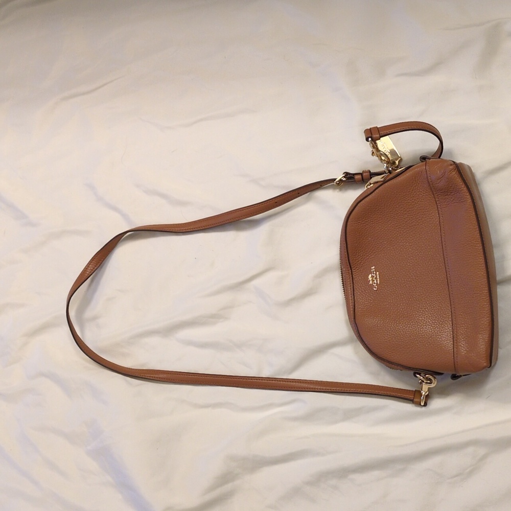 Coach tan crossbody